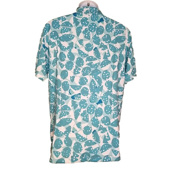 Men's Bad Birdie Bam Bam Polo Shirt All Over Print Sz Large NWOT - Picture 2 of 5